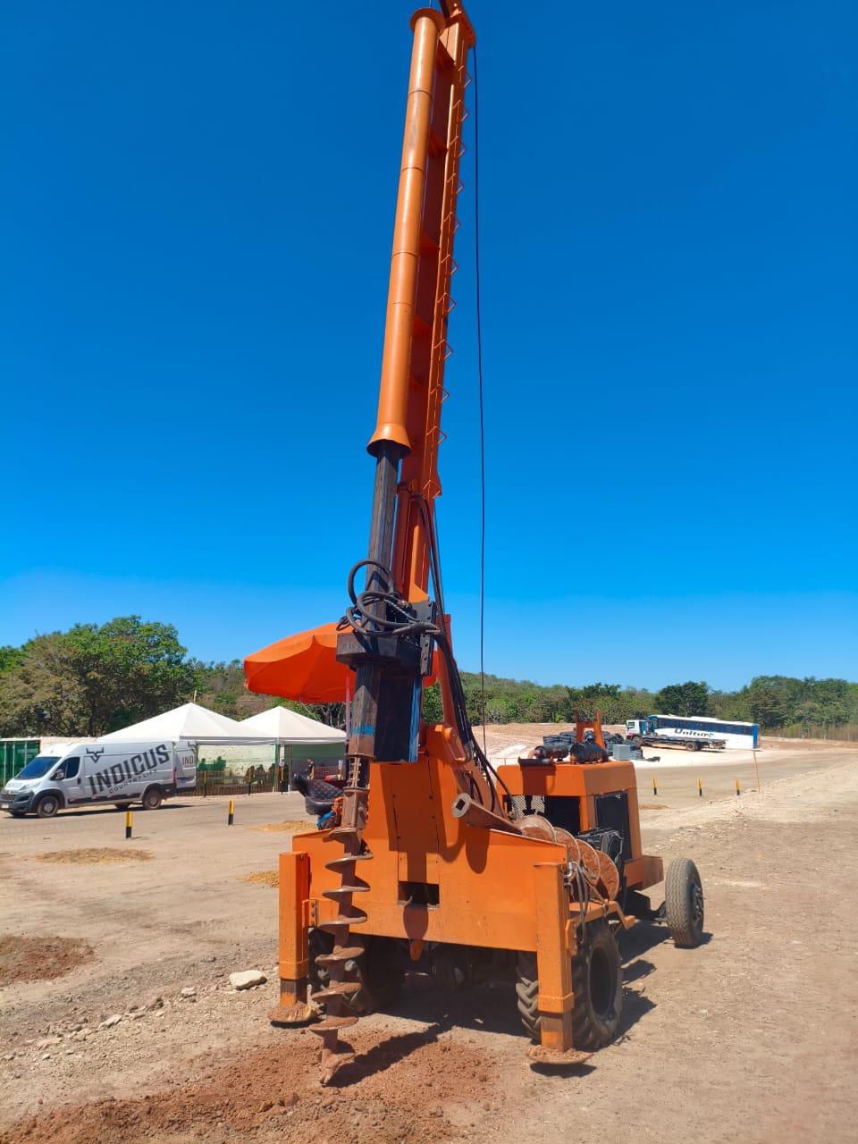 Detalhe de obra de fundação